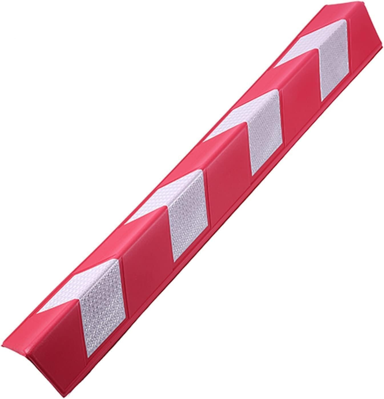 HCZKIUJY Reflective Corner Guard Bollard for Parking Garage Warehouse Floor Protection (Rosso 20pcs)