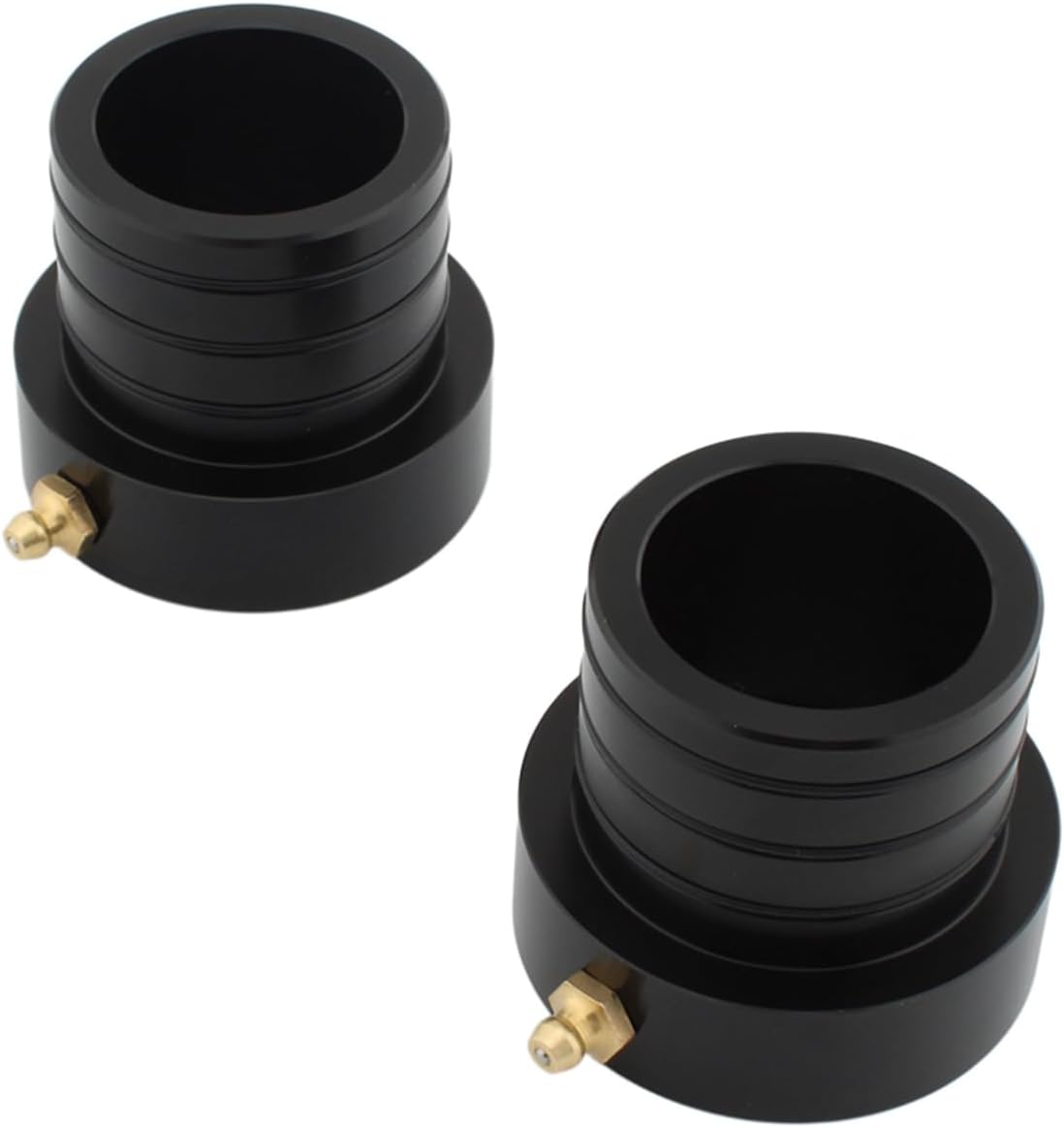 2Pcs MG21103 Front Axle Tube Seals Kit Compatible with Jeep Wrangler JK TJ XJ YJ ZJ MJ Dana 30/44 (Black)