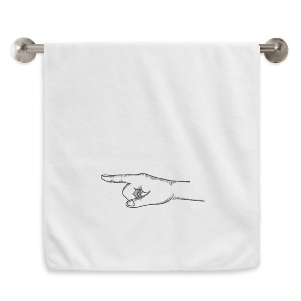 Serviette visage blanche absorbante pour peau sensible motif diadème