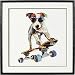 Produktbild Kare Design Skater Dog Bild Frame Art, 65 x 65 cm