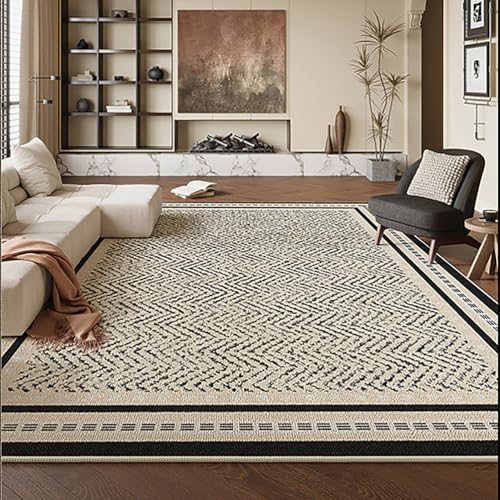 Tapis à poils courts résistant aux taches et facile à nettoyer
