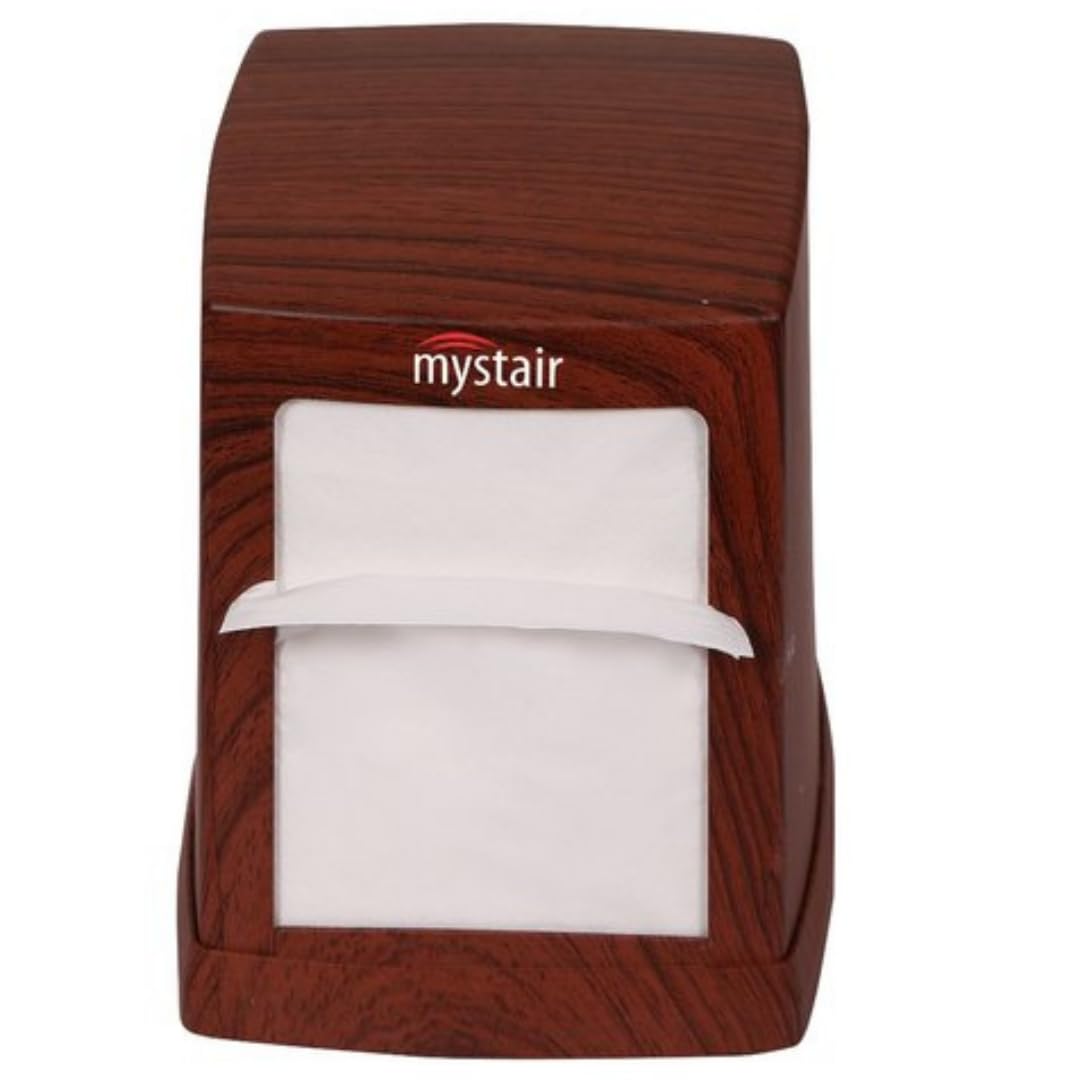 Mystair Cube Wooden Table Top Napkin Dispenser | Elegant Cube Design | Wood Finish (B0CQZZS3H3) Amazon Price History, Amazon Price Tracker