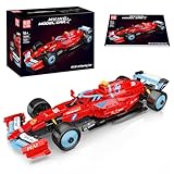 Mould King 13209 Technik Rennwagen Klemmbausteine, 1401 Teile Vintage Rennen Auto Modell Montagesatz, Building Block Konstruktionsfahrzeug