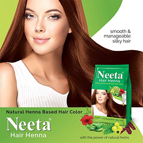 Polvo de Henna para Cabello Neeta Tinte Natural Sin Amoníaco 125g miniatura 2