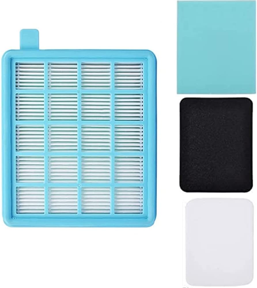 Vacuum Cleaner Replacement Hepa Filter with Foam Accessories for Philips Vacuum Cleaner FC8470 FC8471 FC8472 FC8473 FC8474 FC8476 FC8477