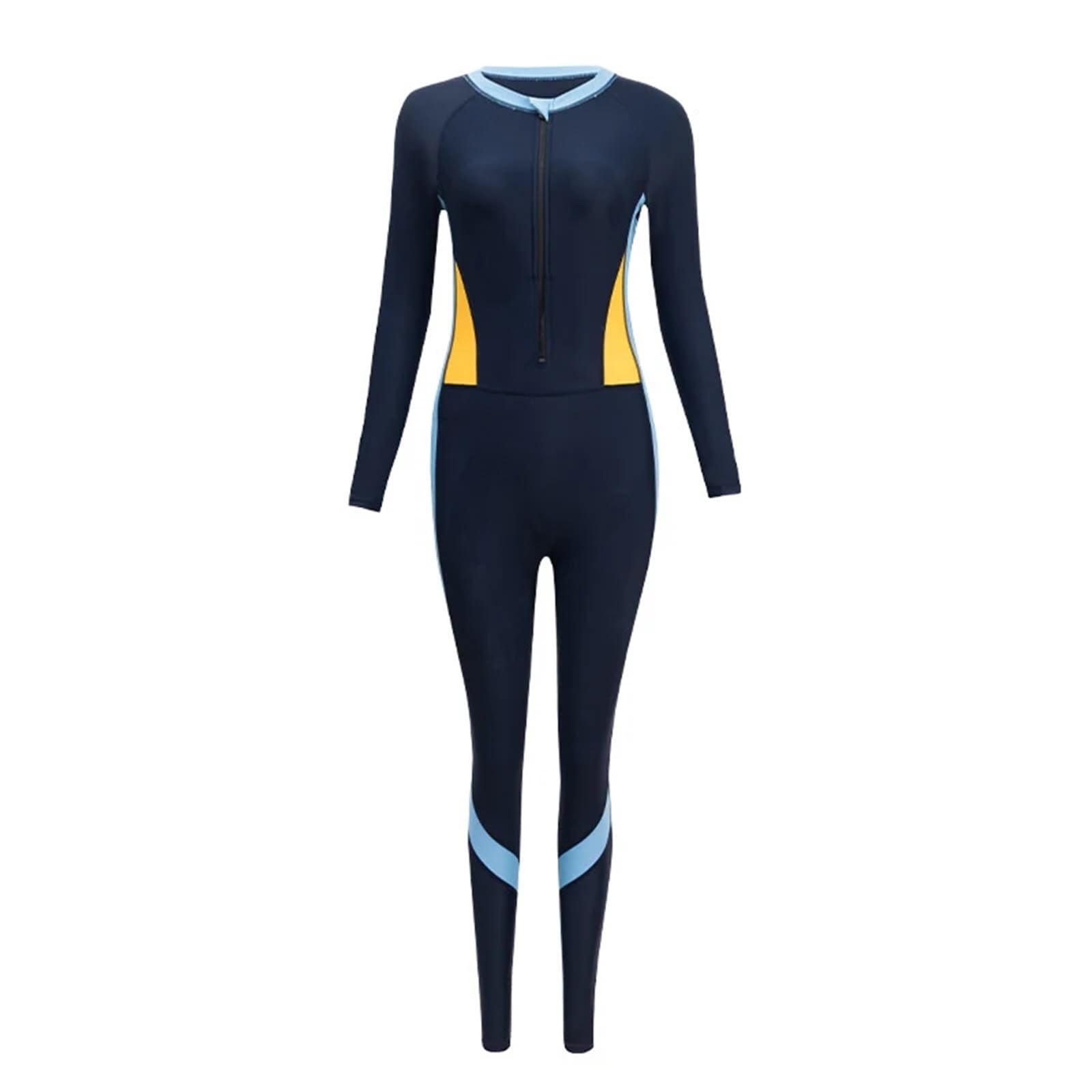 Muta da Surf Muta da Donna, Costume Intero Snorkeling, con Cerniera Frontale, Bagno Surf, Muta Sub, Abbigliamento Spiaggia