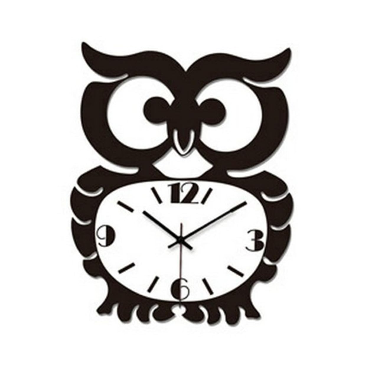 Horloge murale sans pile et sans bruit pour décoration chambre et salon