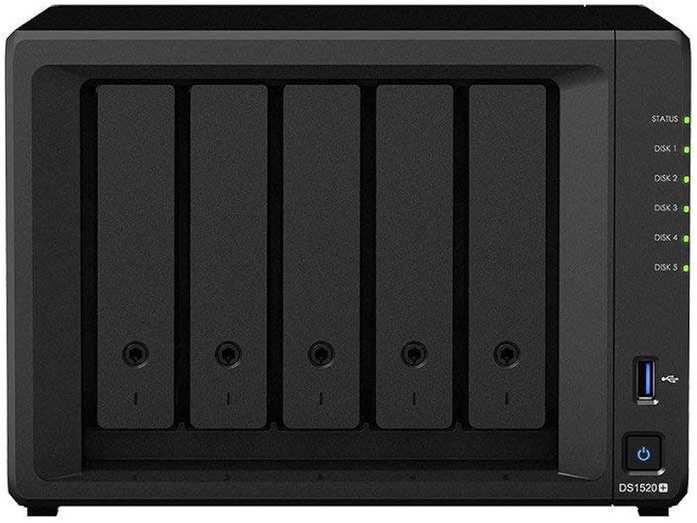 Amazon.co.jp: Synology NASキット 5ベイ 拡張可 DS1520+ クアッドコア