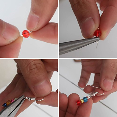 Toaob 972Pcs Jewelry Making Kit With Earring Hooks Chains Jump Rings Pins Lobster Clasp Beads Jewelry Pliers Accessories For Necklaces Bracelets Earrings Making And Repairing #TOP4