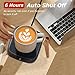 PUSEE Large Candle Warmer Plate with 6H Auto Shut Off, Coffee Mug Warmer with 3 Temp Settings,Wax Candle Warmer Safely Releases Scents Without a Flame,Tea Cup Warmer for Desk in Your Home & Office