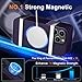 MOCCA Strong Magnetic for iPhone 12 Pro Max Case,[Compatible with Magsafe][Glass Screen Protector+Camera Lens Protector] Slim Thin Shockproof Cover Phone Case for iPhone 12 Pro Max 6.7