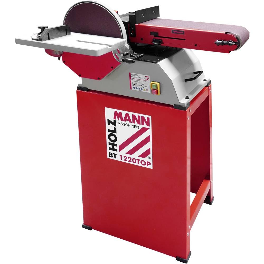 Holzmann Belt and Disc Sander 254mm 750W - Woodworking Tool - Cast Iron/Steel Construction