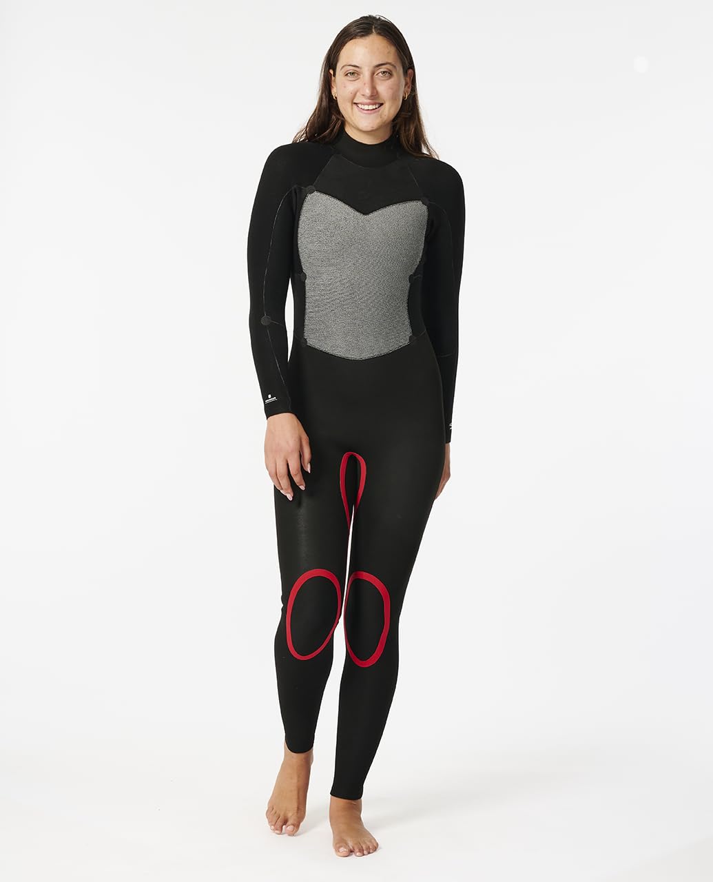 Rip Curl Traje Omega Mujer 3/2 mm Zip Back Neopreno Costuras reforzadas 15-18 °C