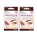 Combo Pack! 1000 Hour Eyelash & Brow Dye/Tint Kit Permanent Mascara (Dark Brown & Dark Brown)