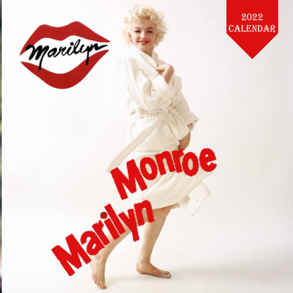 marilyn monroe Calendar 2022: calendar 2022 marilyn monroe monthly planner calendar 2022 marilyn monroe Gifts For Boys and Girls 8.5x8.5 inch ... Fantastic Calendar with Notes Section