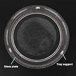 1pcs Microwave Turntable Ring, 7in Microwave Oven Tray Roller Spinner Replacement Parts Glass Plate Tray Support Holder Rotating Ring for 9.65-10.63in Glass Plates