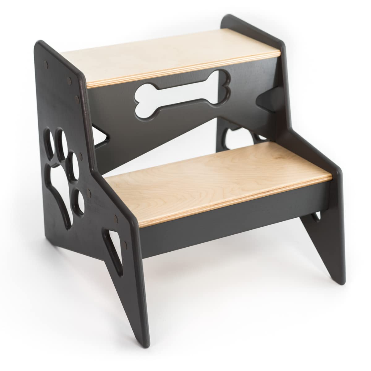2 Tritthocker Holz Kleinkind Küchenstuhl Kinderbank kleine Leiter Duschhocker Kind Bad Tritthocker Holzbett Tritthocker Küchenhelfer