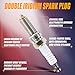 RANSOTO Ignition Coil Pack UF596 & Iridium Spark Plug 4912 Compatible with 2009-2015 Toyota Corolla Prius Matrix, Pontiac Vibe, Scion xD, Lexus CT200h 1.8L Replaces UF619 Set of 4
