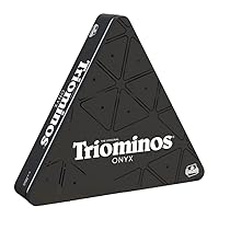 GOLIATH Triominos Onyx, Giochi da Tavolo dai 6 Anni in su, Giochi da 2 a 4 Giocatori, Giochi per Bambini e Adulti