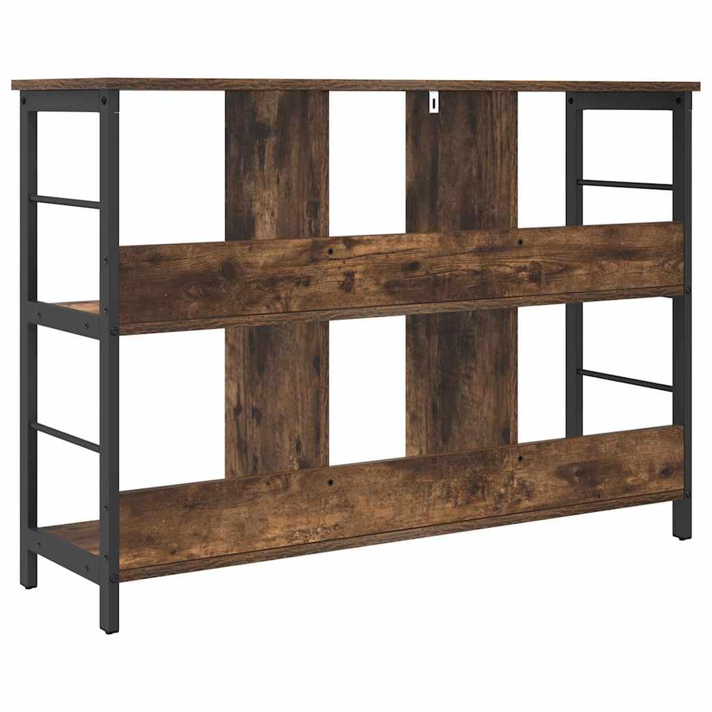 Generisch Bücherregal Geräucherte Eiche 102 x 32 x 72,5 cm Holzwerkstoff,Möbel,Regalsysteme,Bücherregale Bücherschränke-884014