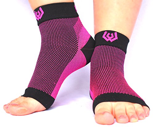 Webb Compression Plantar Fasciitis Socks/Compression Foot Sleeves (1 Pair) Men & Women Heel/Ankle/Arch Support - Improve Circulation, Reduce Swelling, Relieve Foot Pain