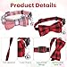 JJUNW 6Pcs Cats Bowtie Collar with Bell, Breakaway Cats Collars, Classic Plaid Kitten Cat Collars Adjustable Cat Bowtie Collar with Pendants for Quick Release for Small Pet