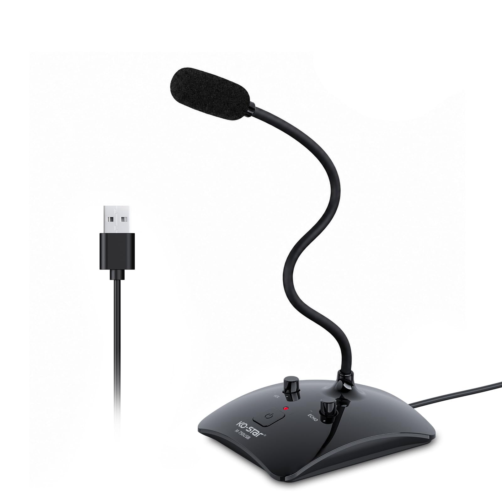 Amazon.com: Ko-Star USB Gooseneck Conference Microphone, Flexible