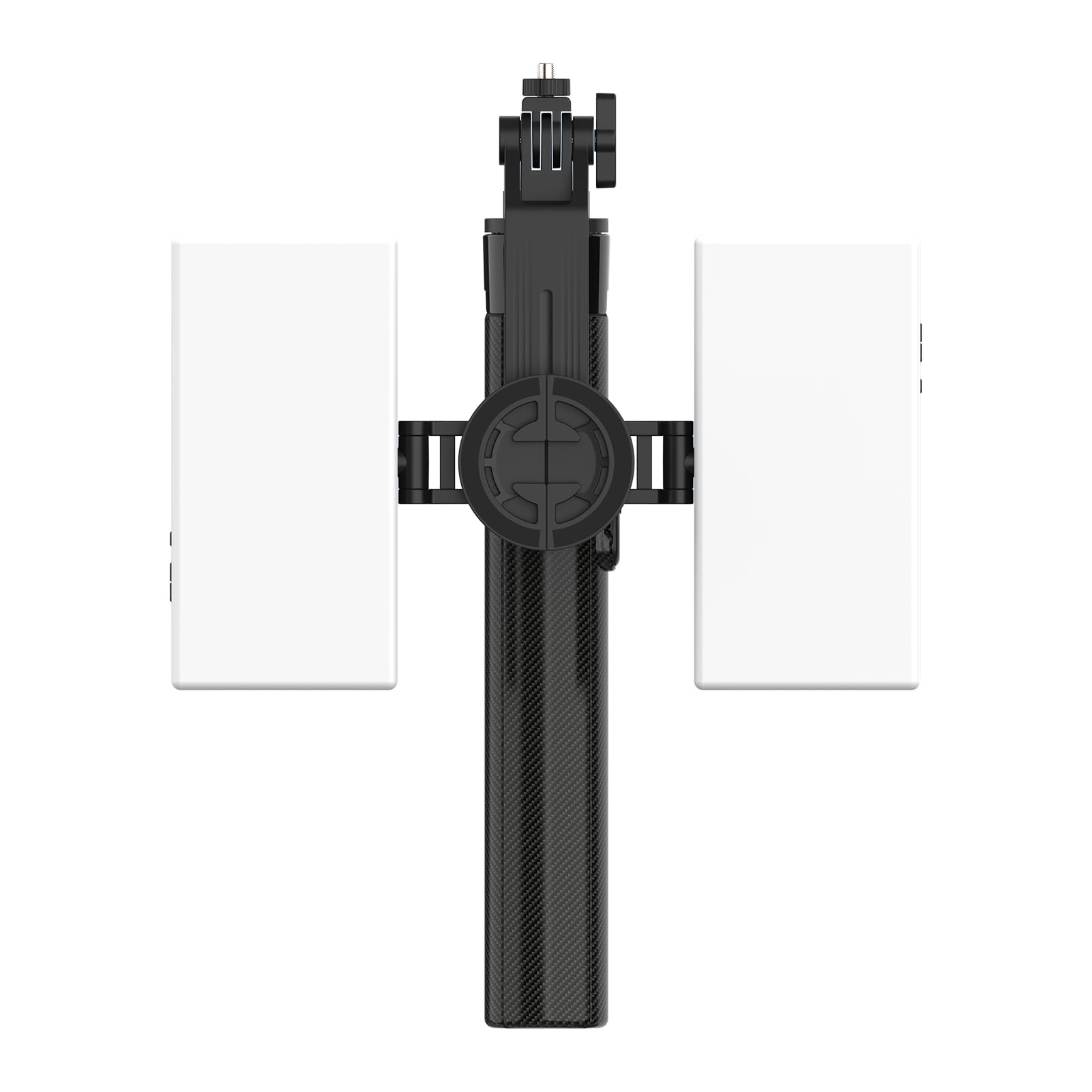 ASHATA Treppiede Magnetico per Selfie Stick con Lunghezza Estensibile di 1,7 M e Doppia Luce di Riempimento