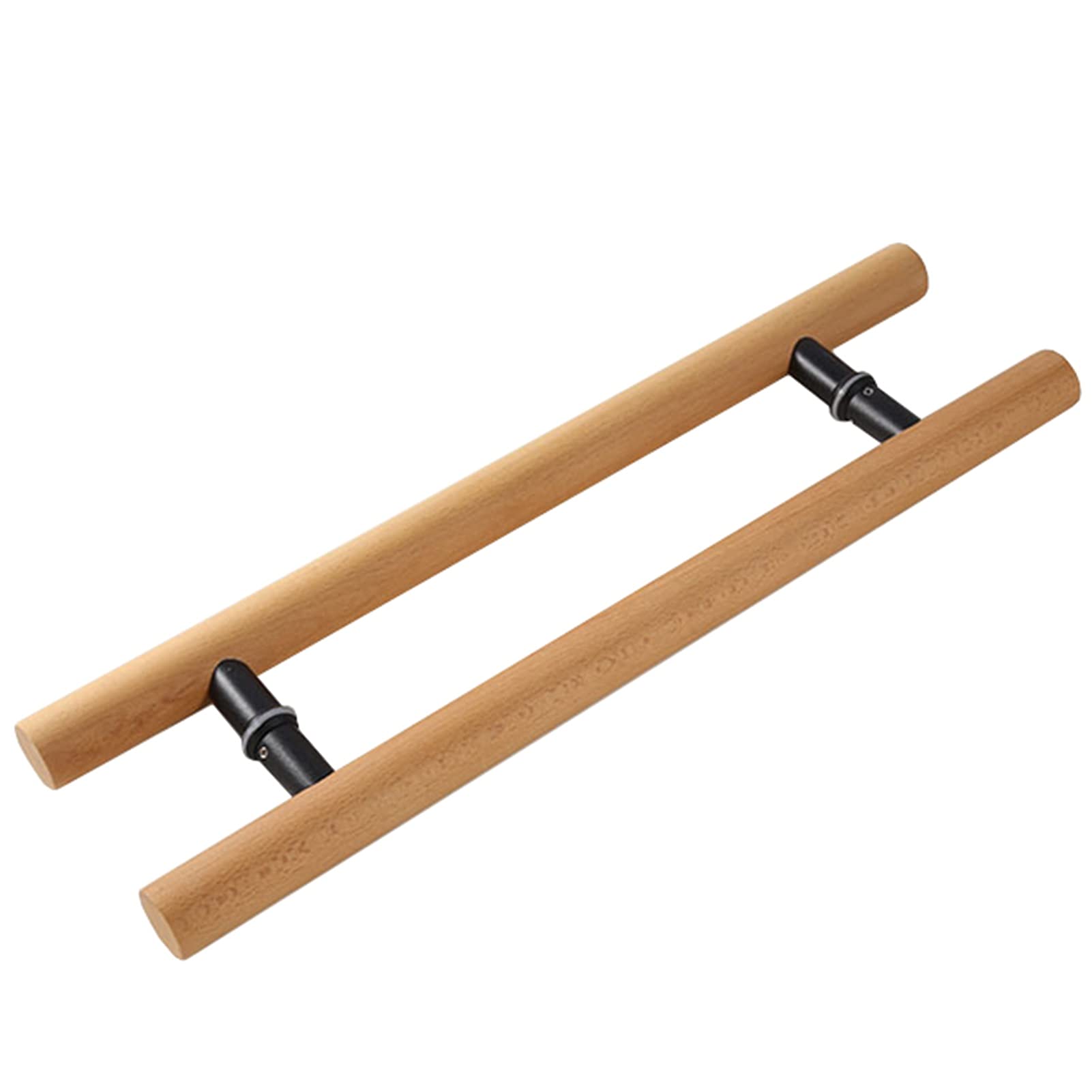 ADGCFKOP Shower Door Handle, Door Pull Sliding Barn Door Handle Wood,Natural Push Door Handle Interior Exterior Heavy Duty Glass Metal Garage Doors Handles(Style1,80cm/32inch)