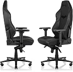 Secretlab Titan Evo Dark Knight Gaming Chair - Reclining, Ergonomic, Comfortable Computer Chair with 4D Armrests, Headrest & Lumbar Support - Small - Black - Leatherette