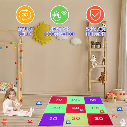 Jeu de Lancer en Toute sécurité pour Enfants, Jeu intérieur/extérieur/pelouse/Jardin - idéal pour Les Enfants et Les Adultes âgés de 3 Ans et Plus, Un Excellent Cadeau pour Les garçons et Les Filles – Image 8