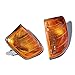 Astra Depot Compatible For LH+RH Front Corner Amber Turn Signal Lights 1985-1995 Mercedes E Class W124 E300, Pair 2pcs Driver & Passenger Side