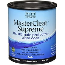 qt Modern Masters MCS902 Clear MasterClear Supreme Protective Clear Coat, Satin