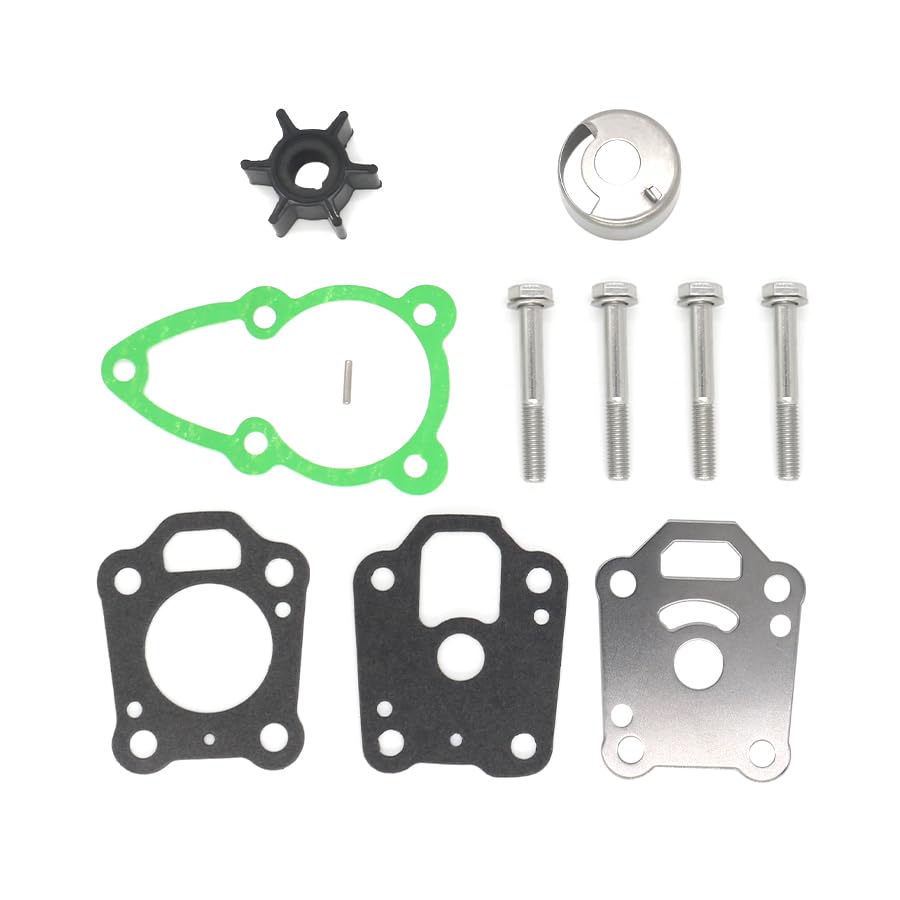 Image of 16159A1 Water Pump Impeller Repair Kit for Mercury Marine & Nissan Tohatsu 4 5 6 HP Outboard Motor Replacement 369873221M 369-87322-1