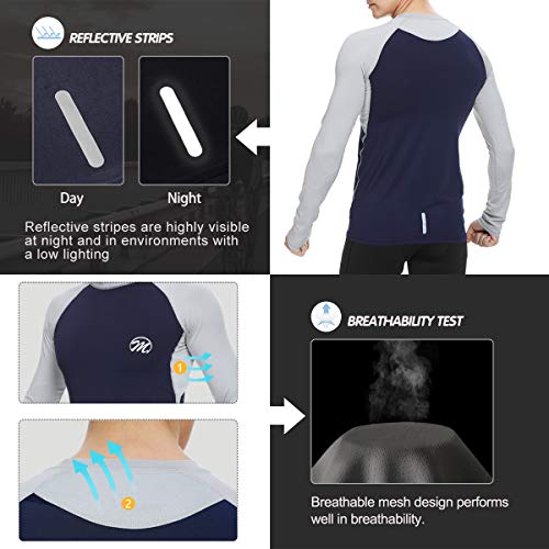 Kompressionsshirt für Herren von Meetwee, Langarm Funktionsshirt