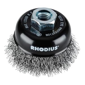 Rhodius Topfbürste 353016 Stahldraht 75mm