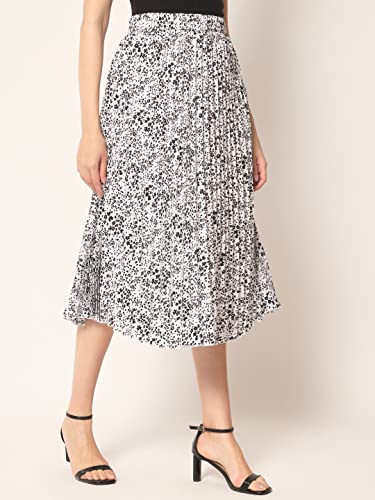 Image of OTABU Girl's|Women's Classic Stretchy All Time Trendy Printed Pleated Skirt|Western Skirt |midi Skirt| plited Lehenga Wedding Ghaghra
