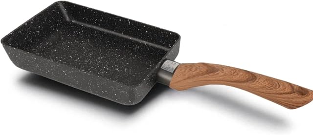 Frying Pan,Thick Stainless Steel Frying pan Japanese-Style Jade-Burning Special Pot, Light Weight, Easy to Clean