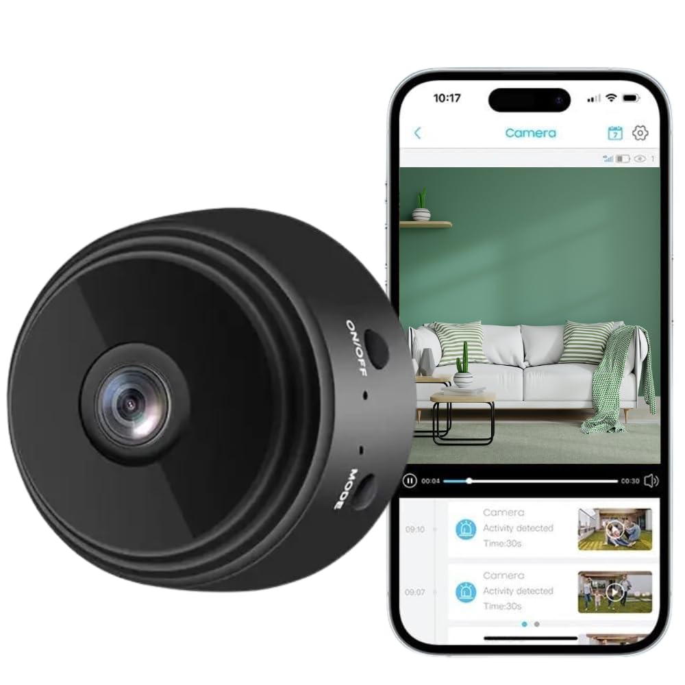 Maizic Smarthome Mini spy WiFi Magnetic HD 1080 P Clock Camera Wireless Security Camera with Motion Detection/Night Vision, iOS Android supportable (B07QRQ4PCW) Amazon Price History, Amazon Price Tracker