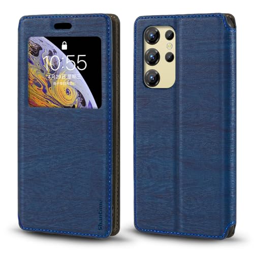 Custodia Flip in Pelle PU con Finestra Visibile e Chiusura Magnetica Invisibile Compatibile con Oukitel K9, Protezione Totale