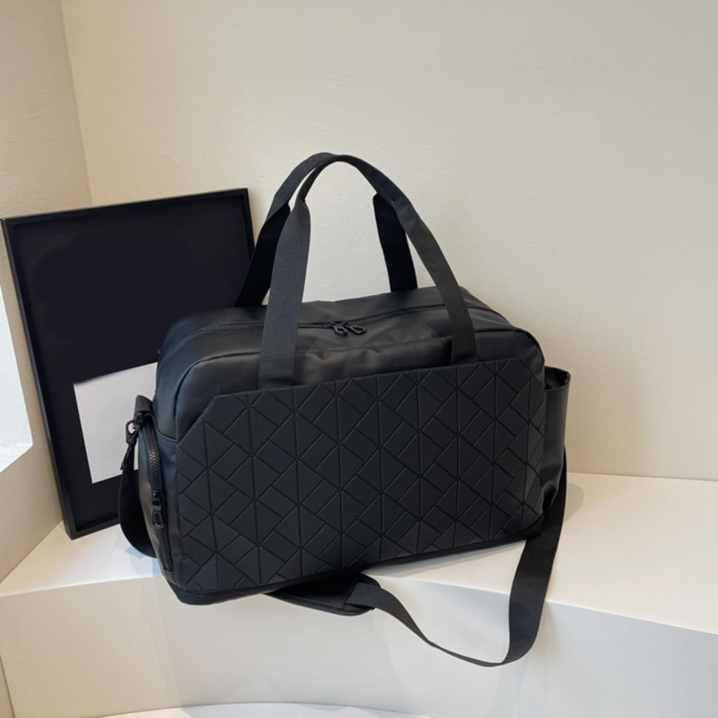 Sportowe torby podróżne o dużej pojemności wodoodporny organizer do fitnessu biznesowego, Srebrny, 46x28x22cm, Nowoczesny