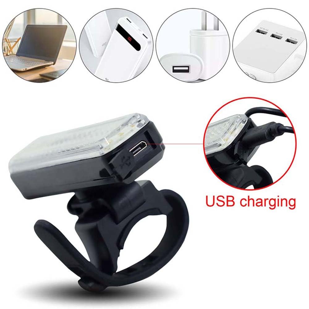 Feu arrière de vélo à 22 LED, 14 Modes, Rechargeable par USB, pour VTT, sécurité et signalisation, idéal pour Le Port d'un Sac à Dos ou d'un Casque.