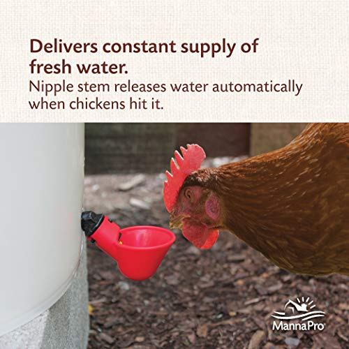 Harris Farms 1000310 Poultry Drinker, Cup-A-Water, 4 Gallon