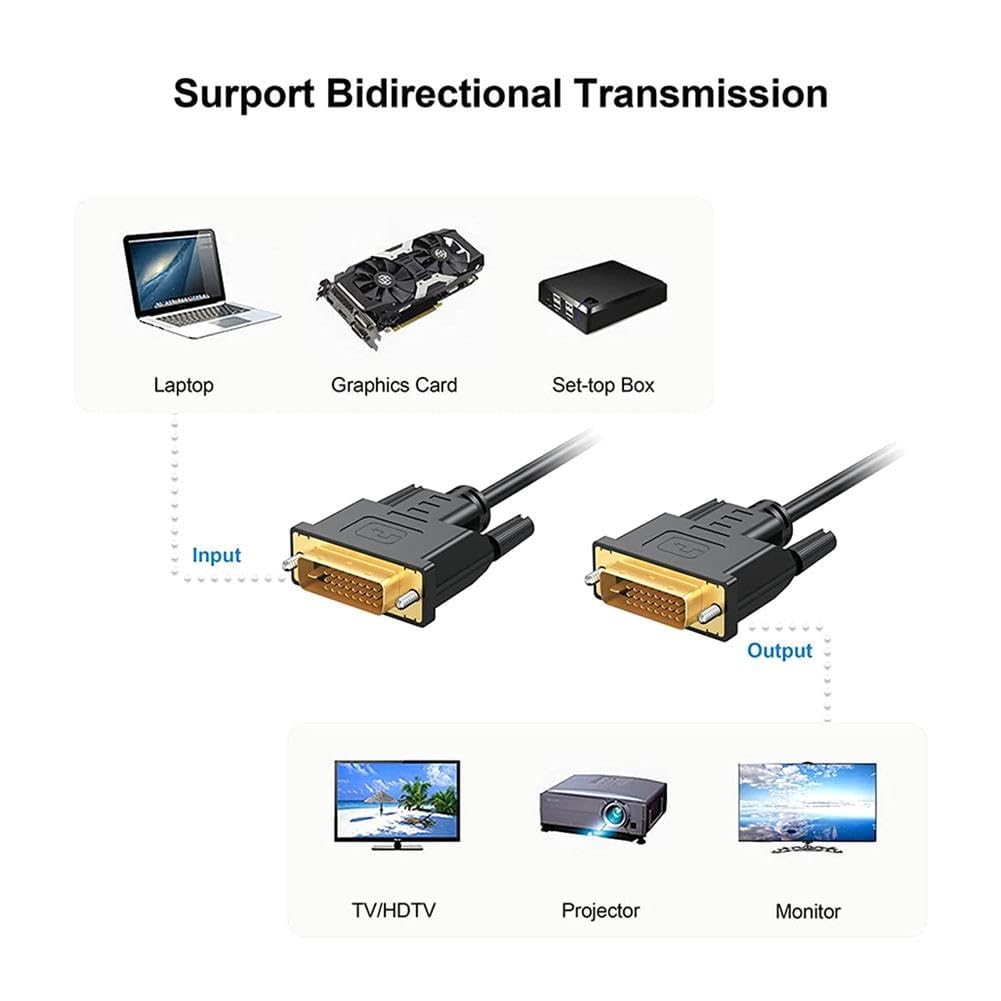Cavo Alimentazione Tv Cavo Dvi Dvi MMOBIEL Cavo DVI-D Dual Link 2 Metri ...