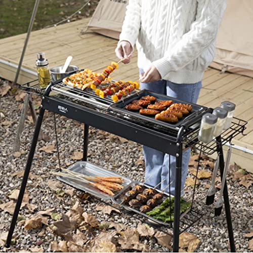Barbecue support ménage XMING en acier pour poisson et grillades