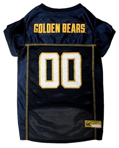 Image of Pets First Collegiate California Golden Bears Berkeley Dog Mesh Jersey, X-Small