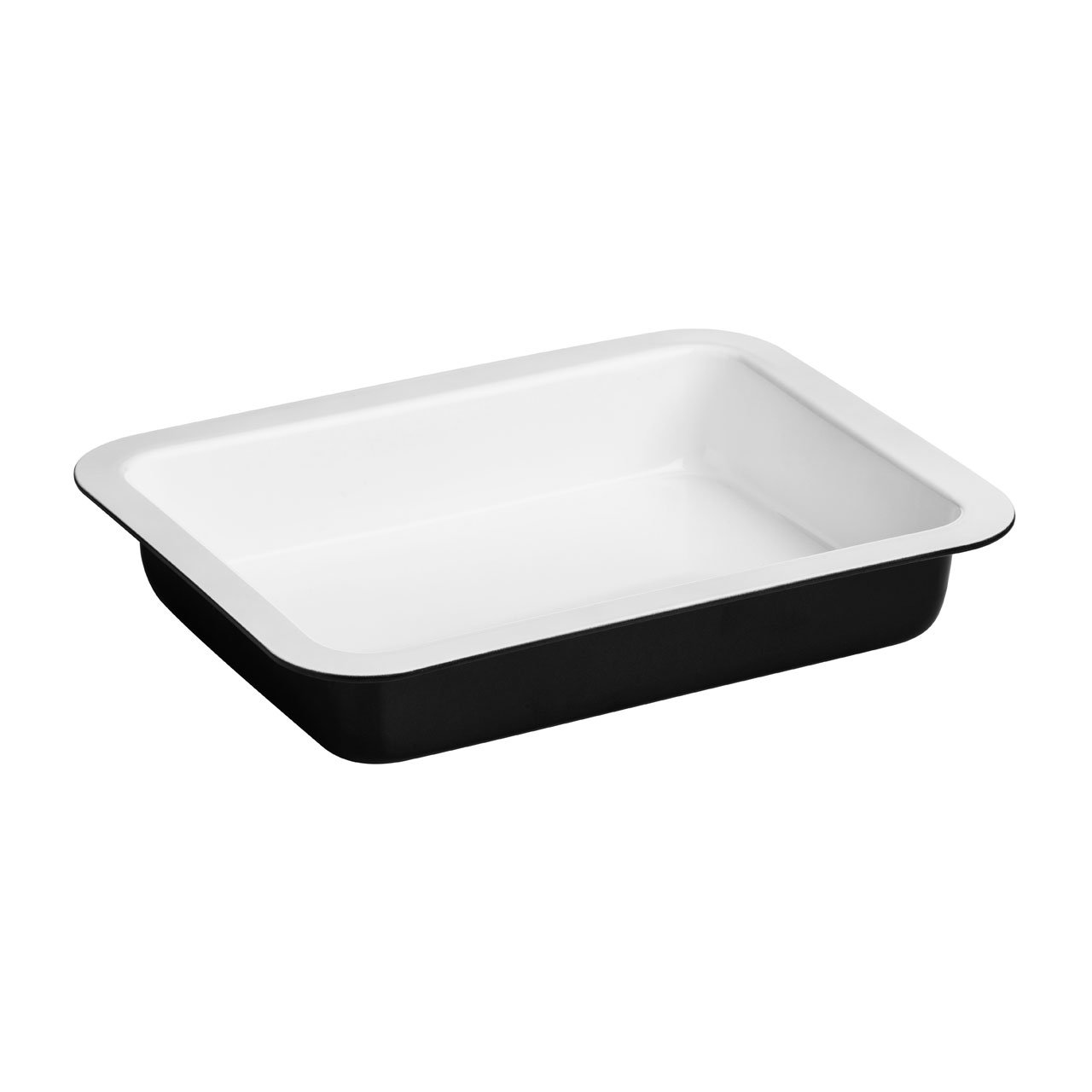 Premier Housewares Black Carbon Steel Roasting Dish - Ceramic Non-Stick Coating - 280C Heat Resistant