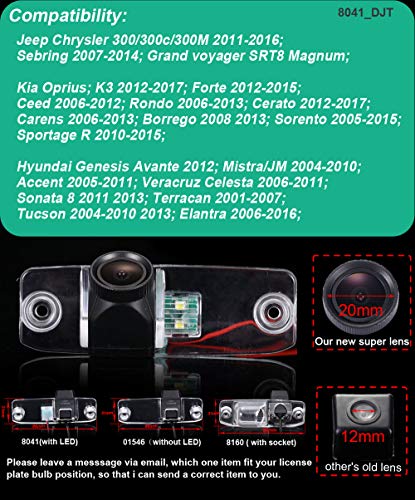 New lens 170° Super Wide Angle HD Color Waterproof Rear View Backup Camera,Night Vision Reverse Camera for Hyundai Genesis Avante/Mistra/JM/Accent/Veracruz Celesta/Sonata/Terracan/Tucson/Elantra - Image 2