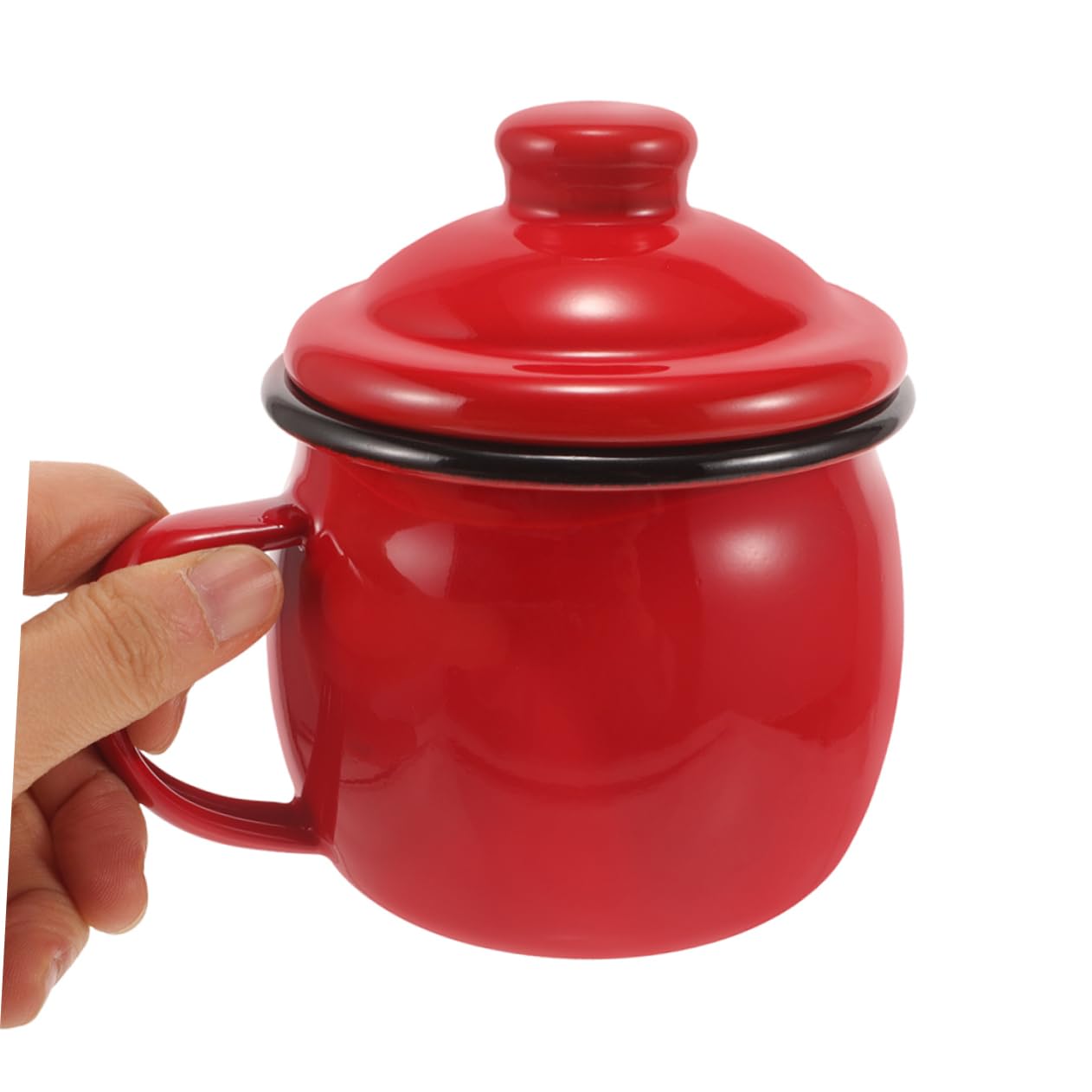 COLLBATH 2 Stück Emaille-becher Traditionell Leicht Robust Zum Trinken Von Wasser Kaffee Tee Im Alten Stil