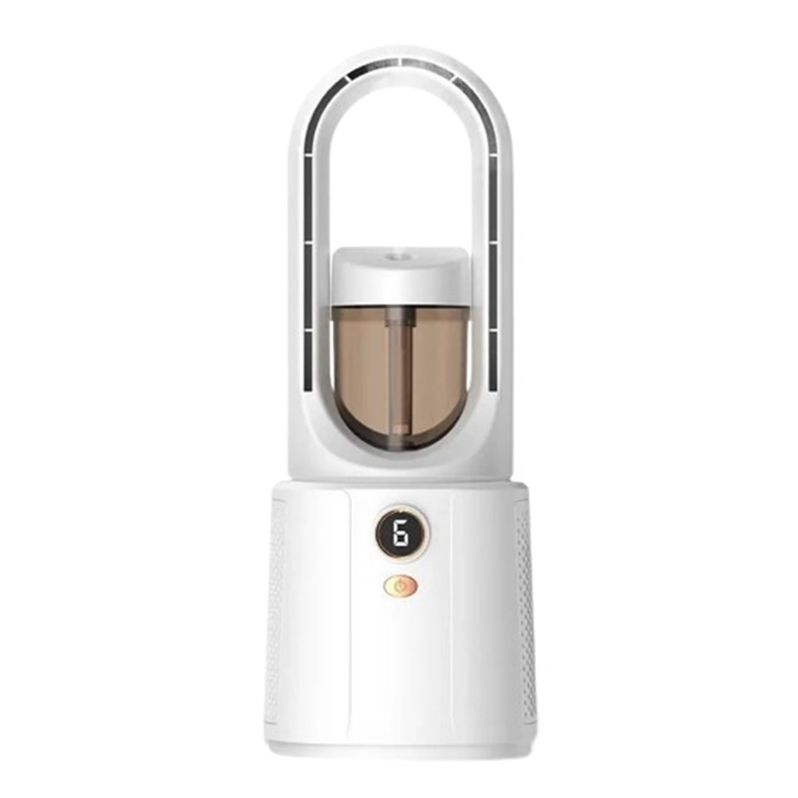 Ventilatore a torre senza pale, Umidificatore USB portatile con ventola senza lama, luce notturna, dispositivo di raffreddamento dell'aria